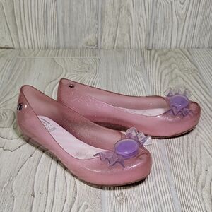 Mel Melissa Ultragirl Trick or Treat Glitter Jelly Flats Kids Size 12